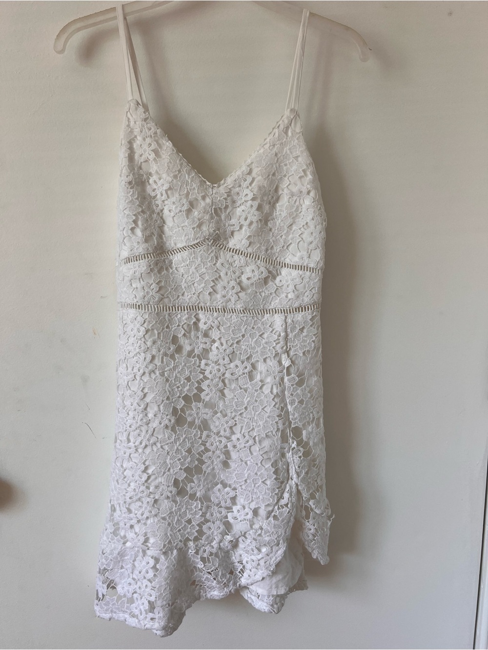 Abercrombie & Fitch White Crochet Lace Dress Medium